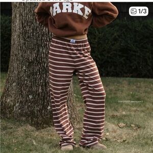 PARKE Striped Cotton Boxer Pants from The Hometown Collection